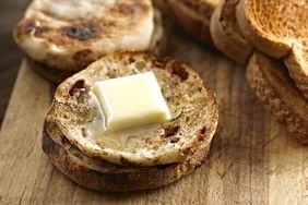 English Muffin with Butter.