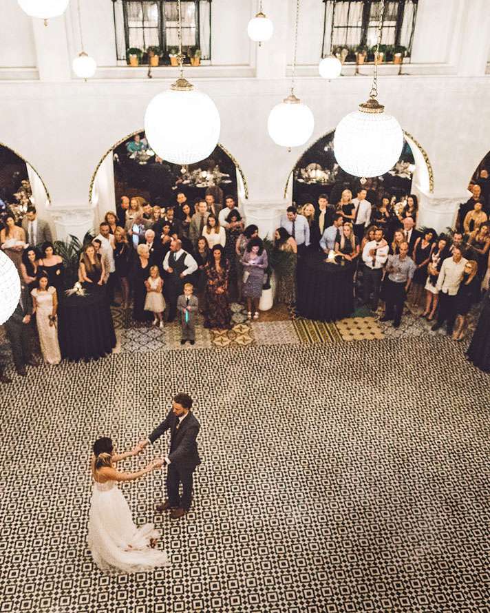 lori john wedding california dancing