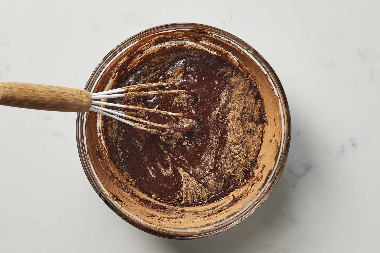 Batter for triple chocolate brownie cups