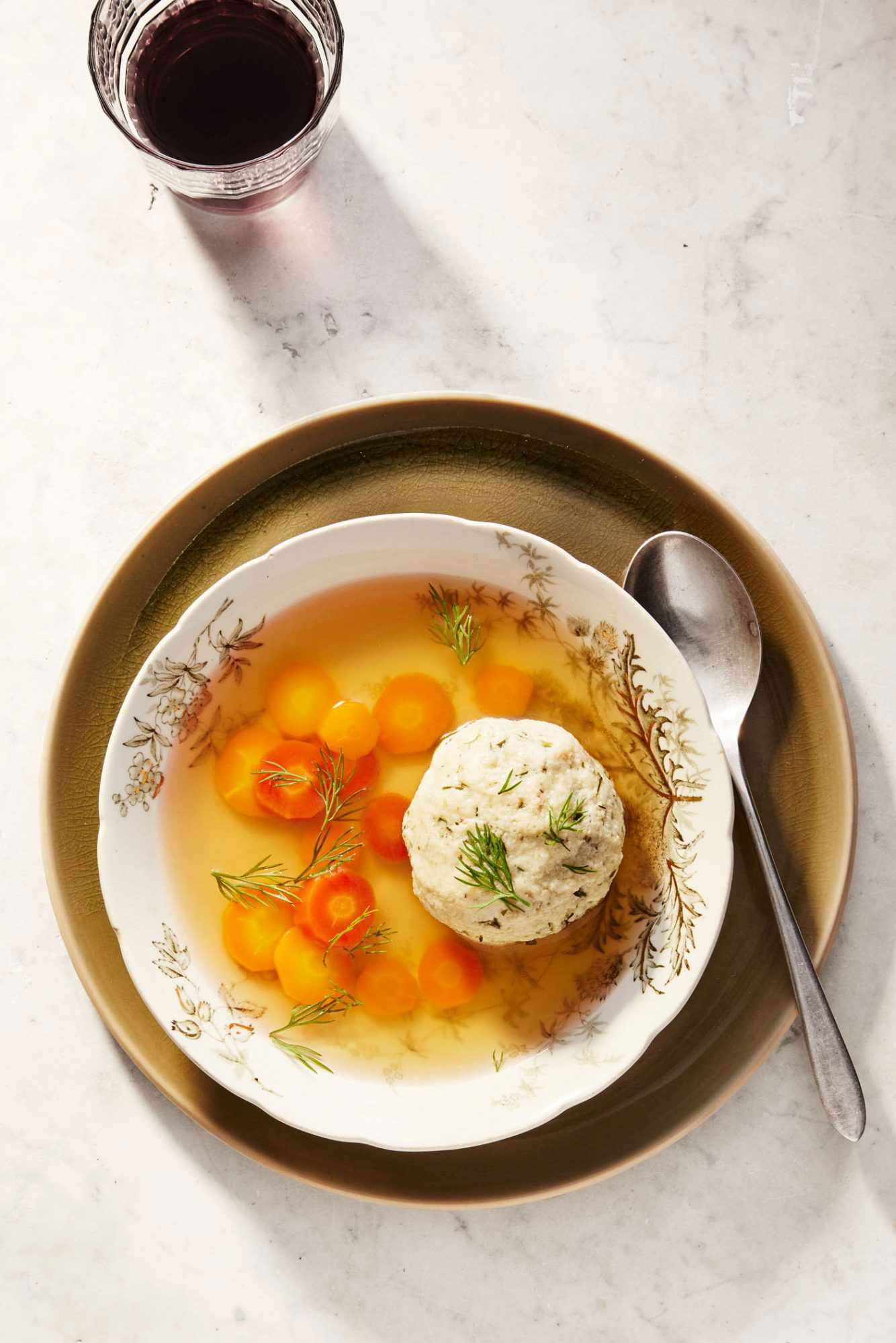 matzo ball chicken broth soup