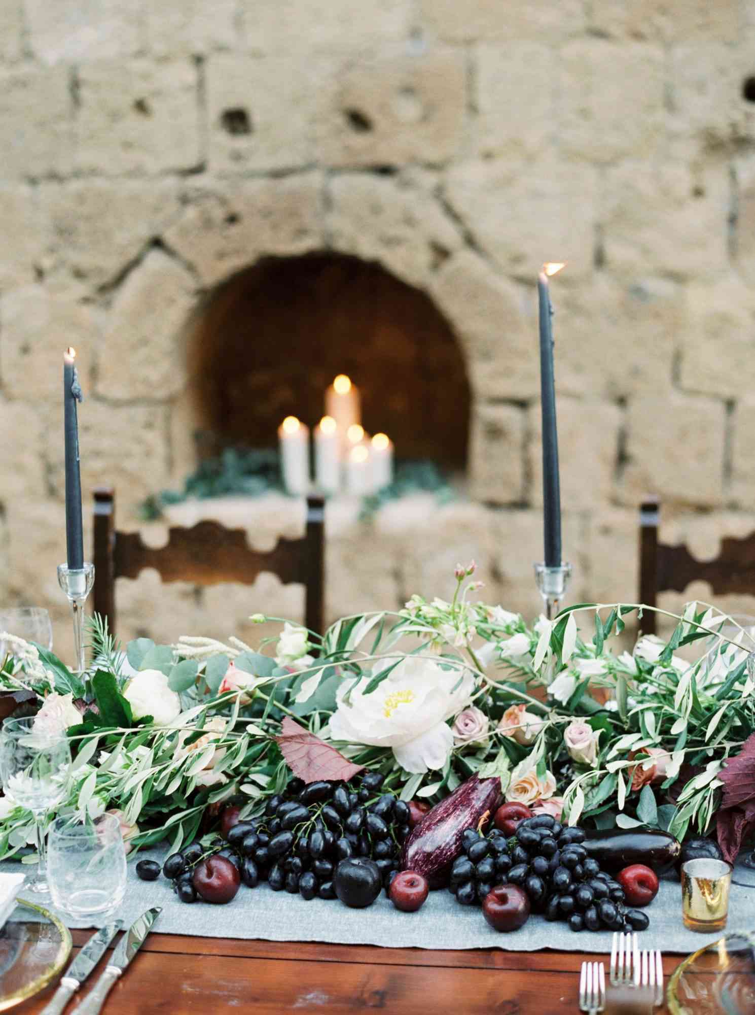 amanda patrick wedding centerpieces