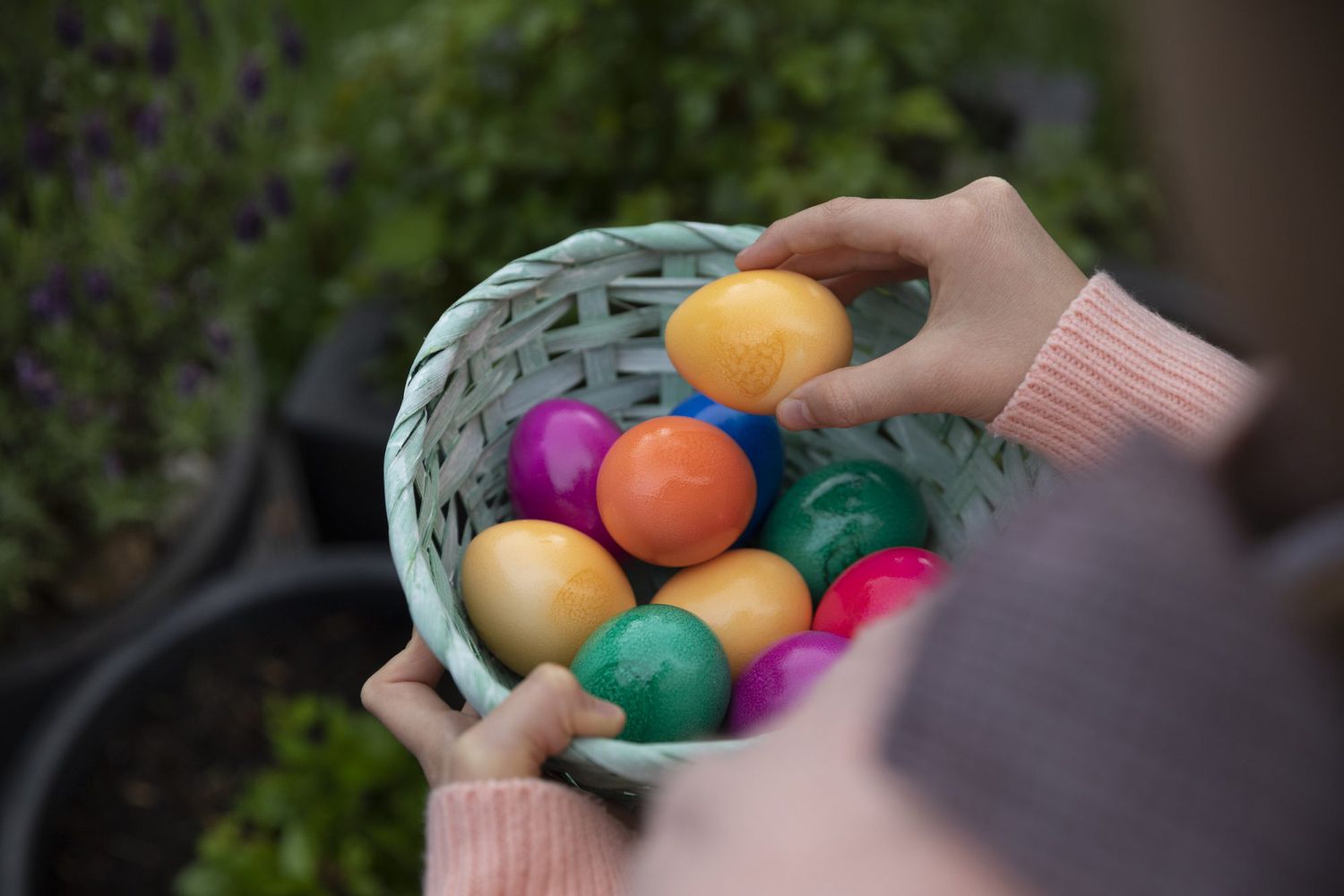 easter egg basket