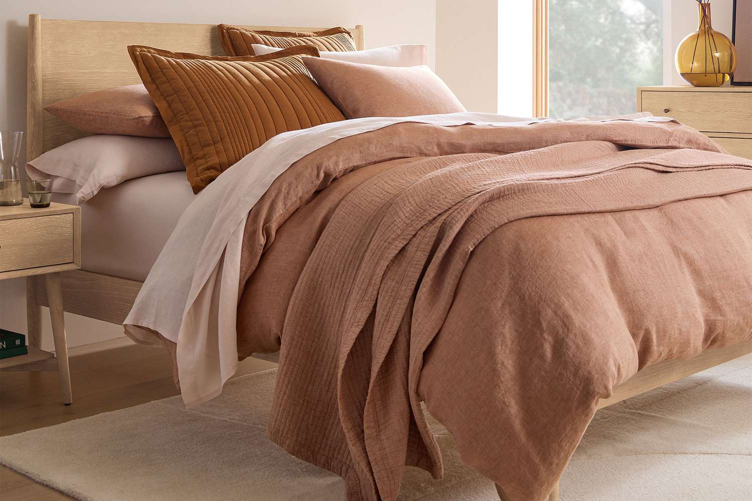 West Elm European Flax Linen Blanket