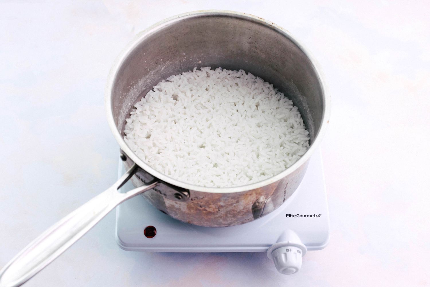 Perfect White Rice - on stovetop
