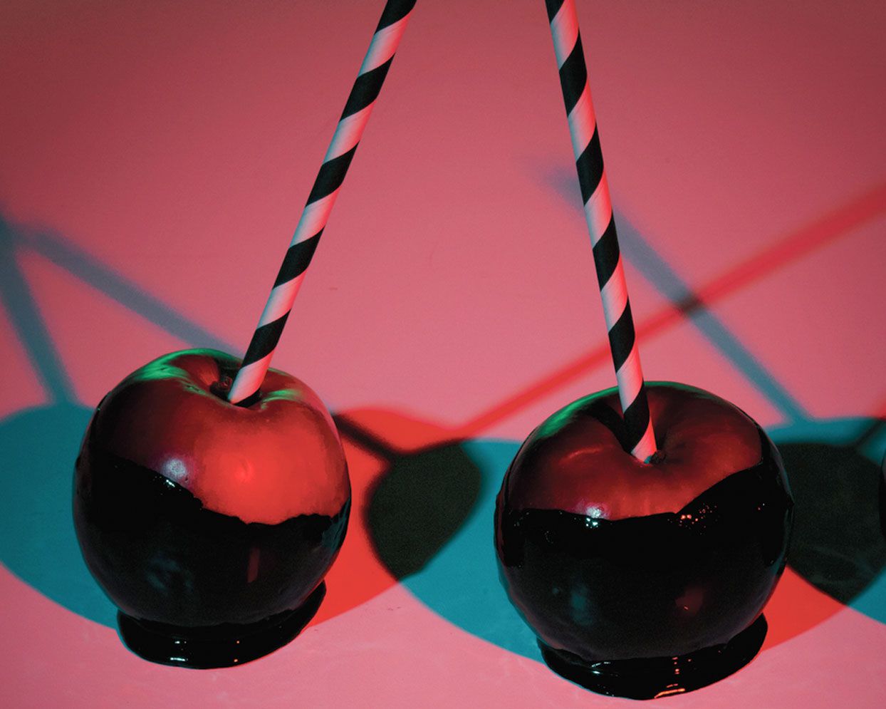 Black Candy Apples