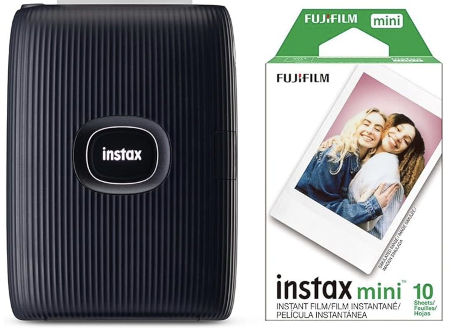 Instax film packaging and printer