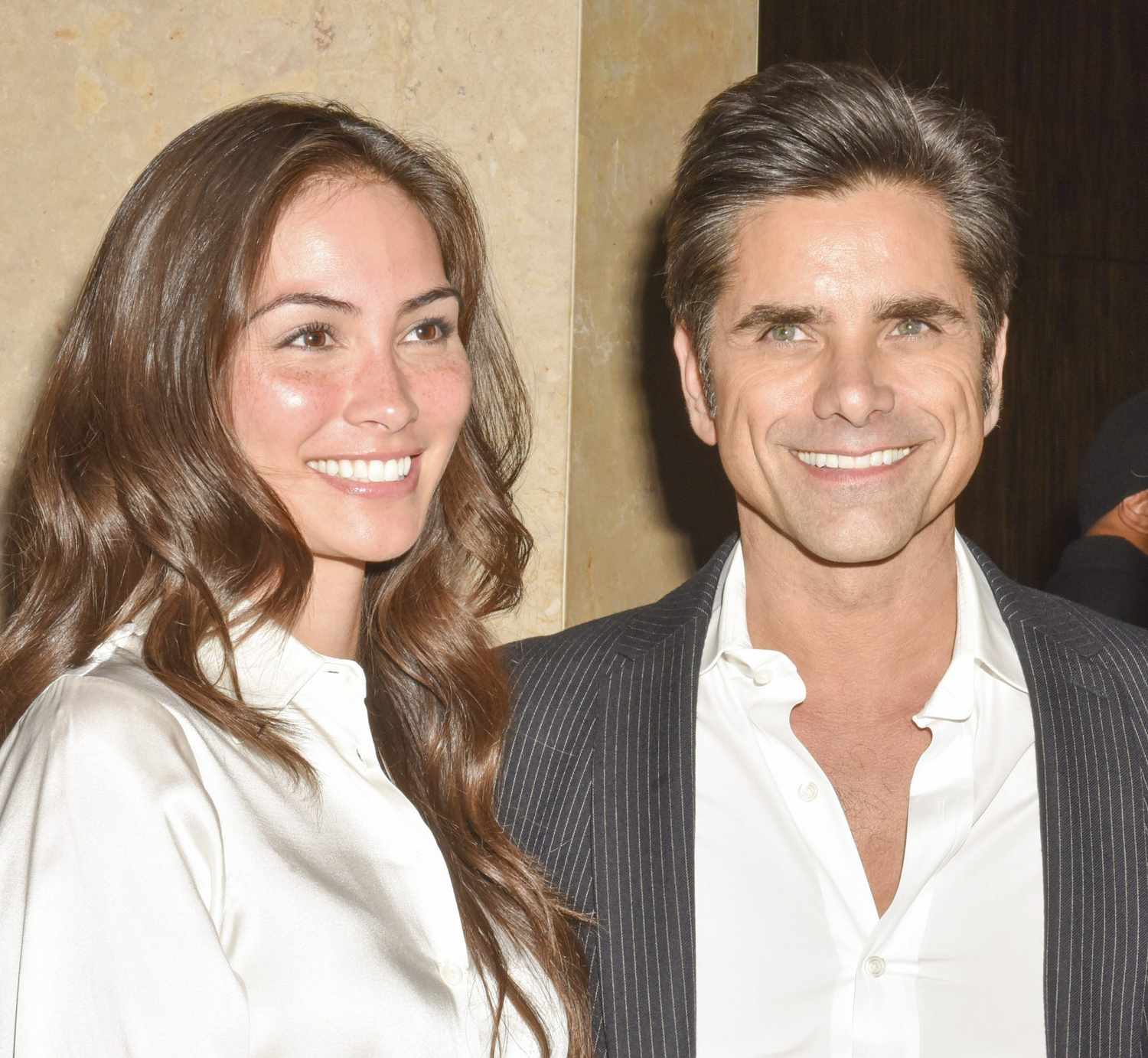 John Stamos and Caitlin McHugh
