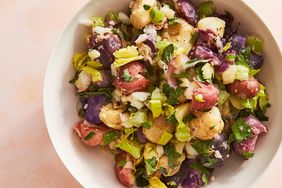 fresh and herby new potato salad