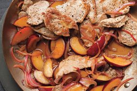 pork medallion in skillet