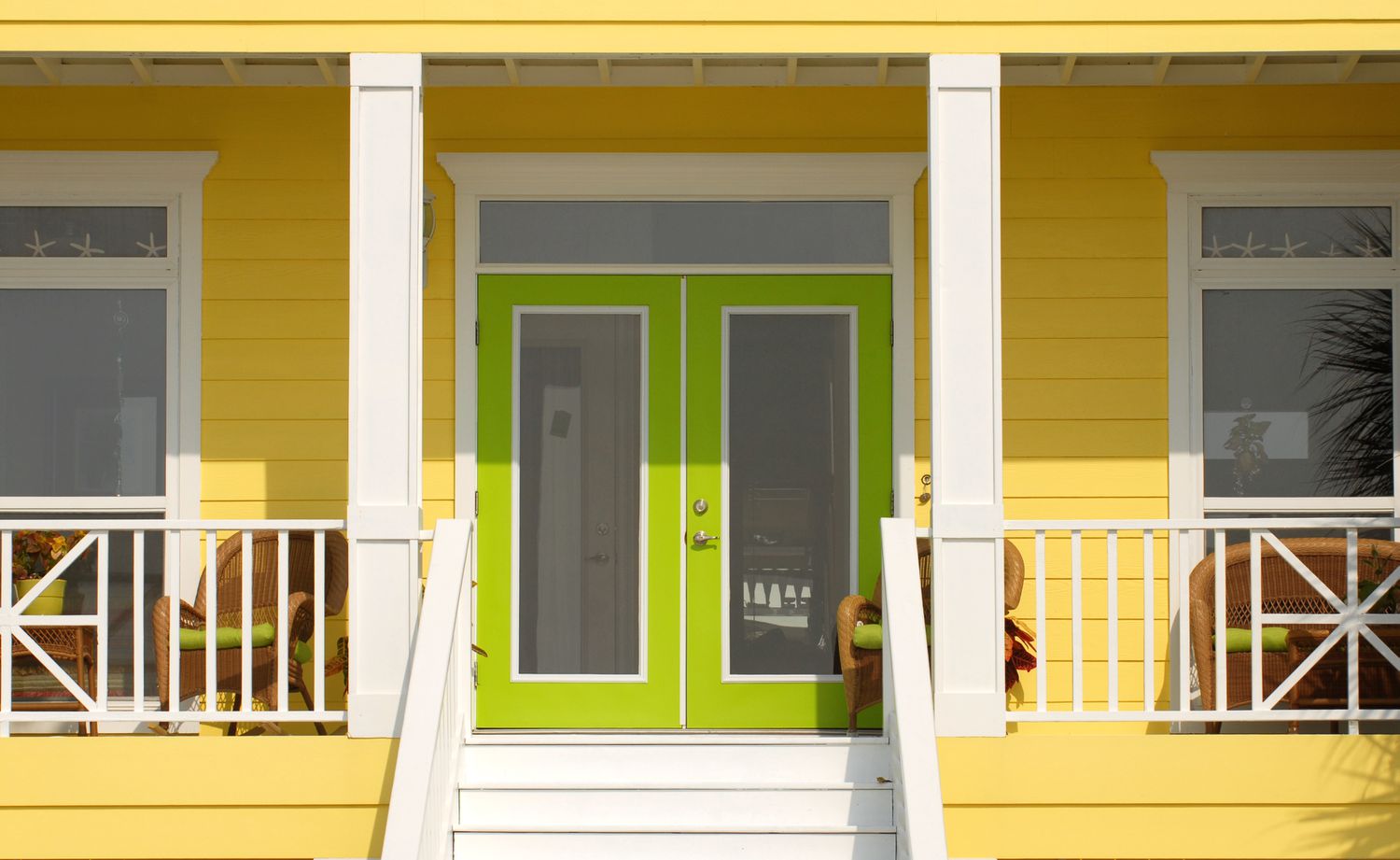 yellow front porch 