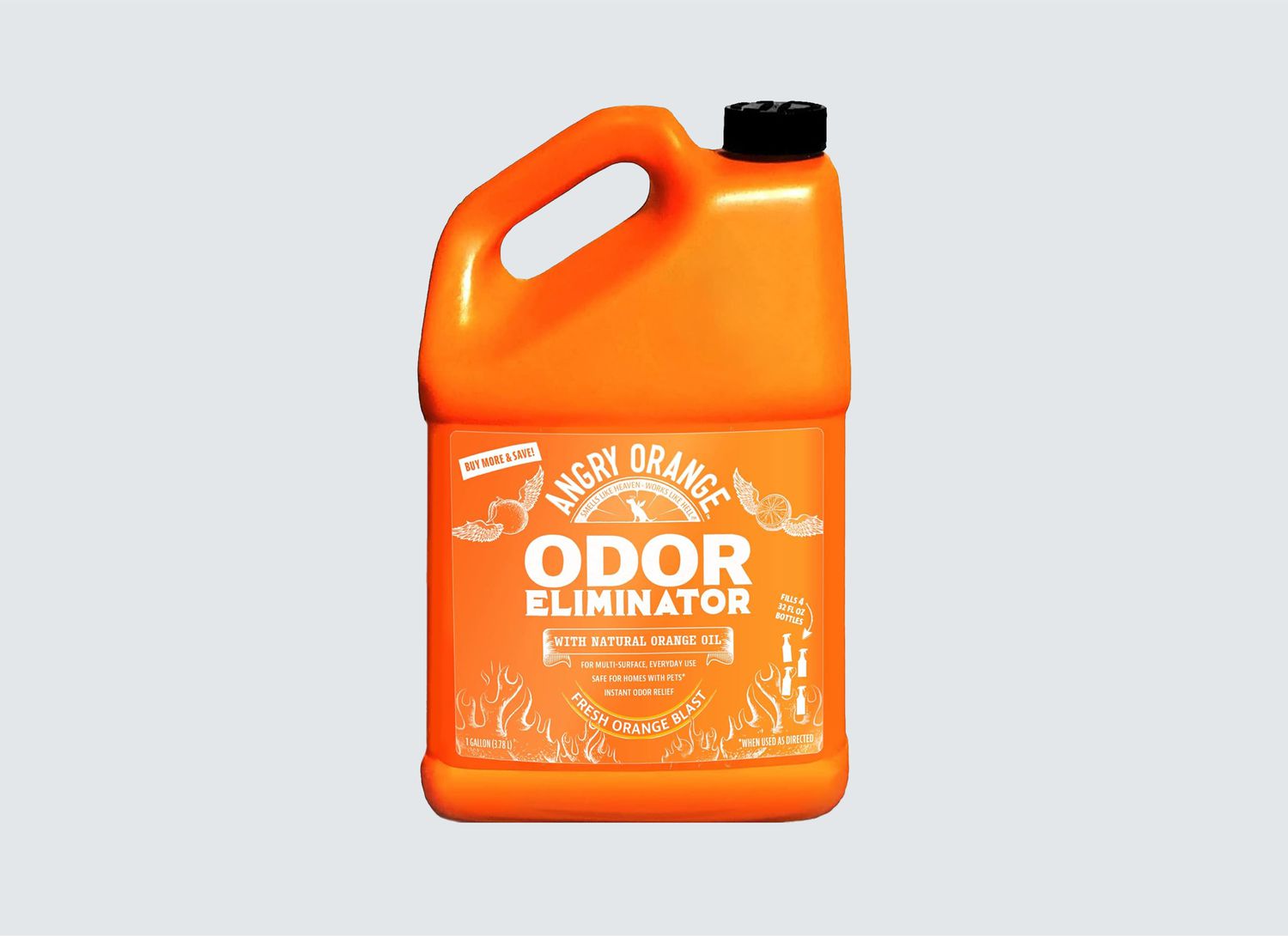 jug of orange odor eliminator