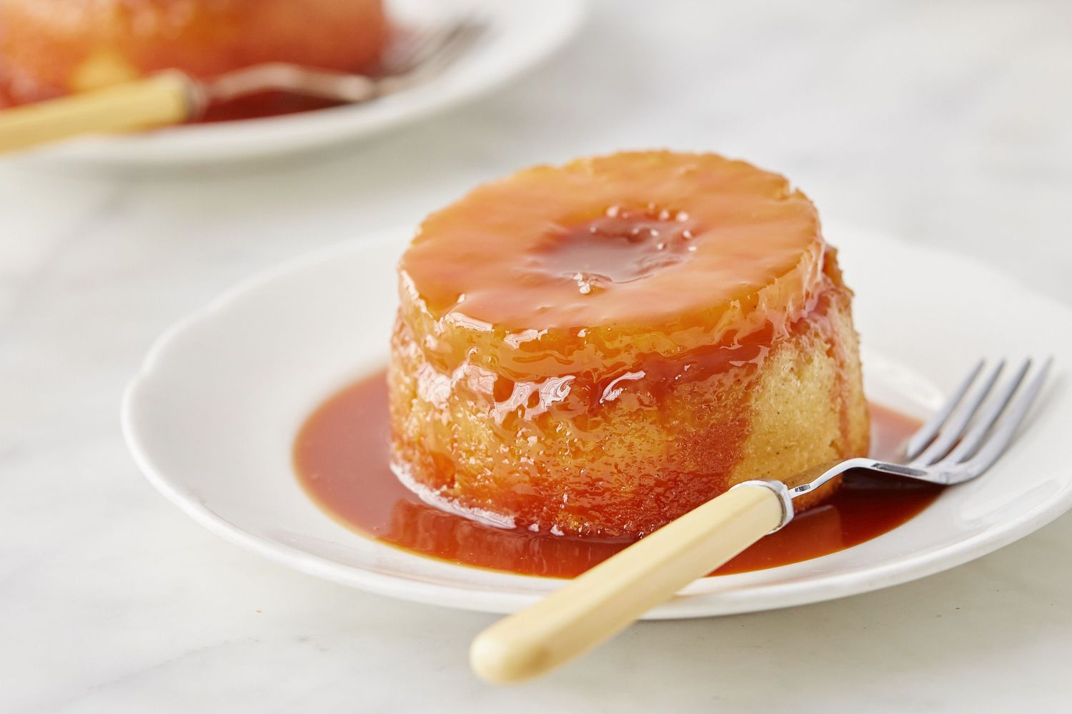 Mini pineapple upside-down cake