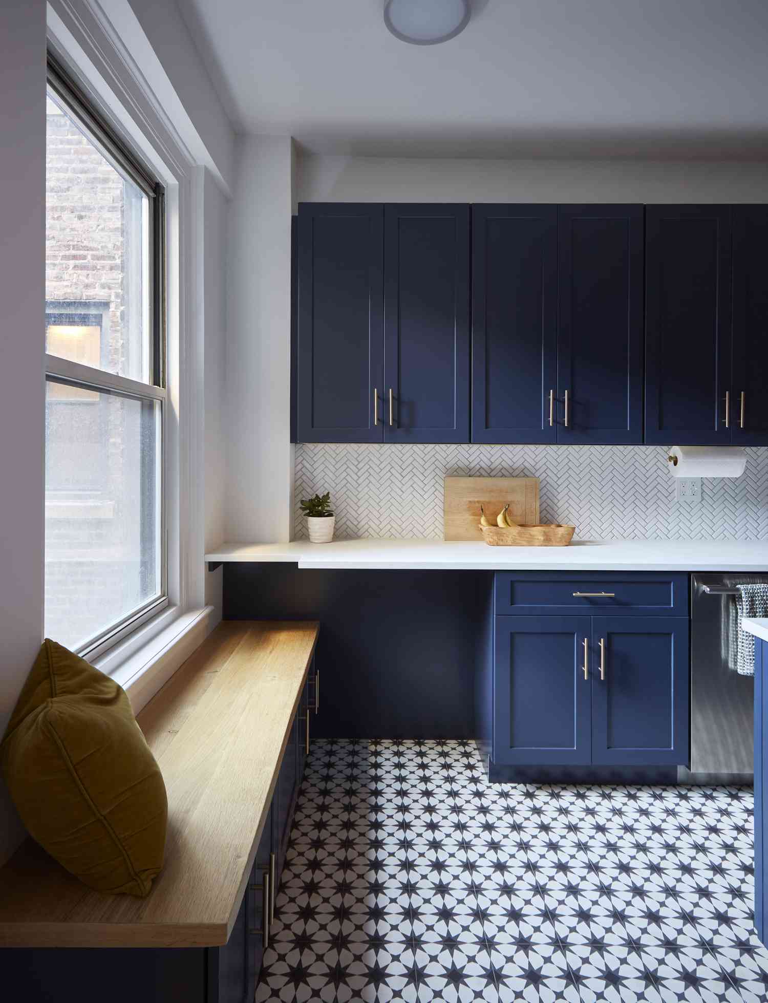 Blue kitchen palette