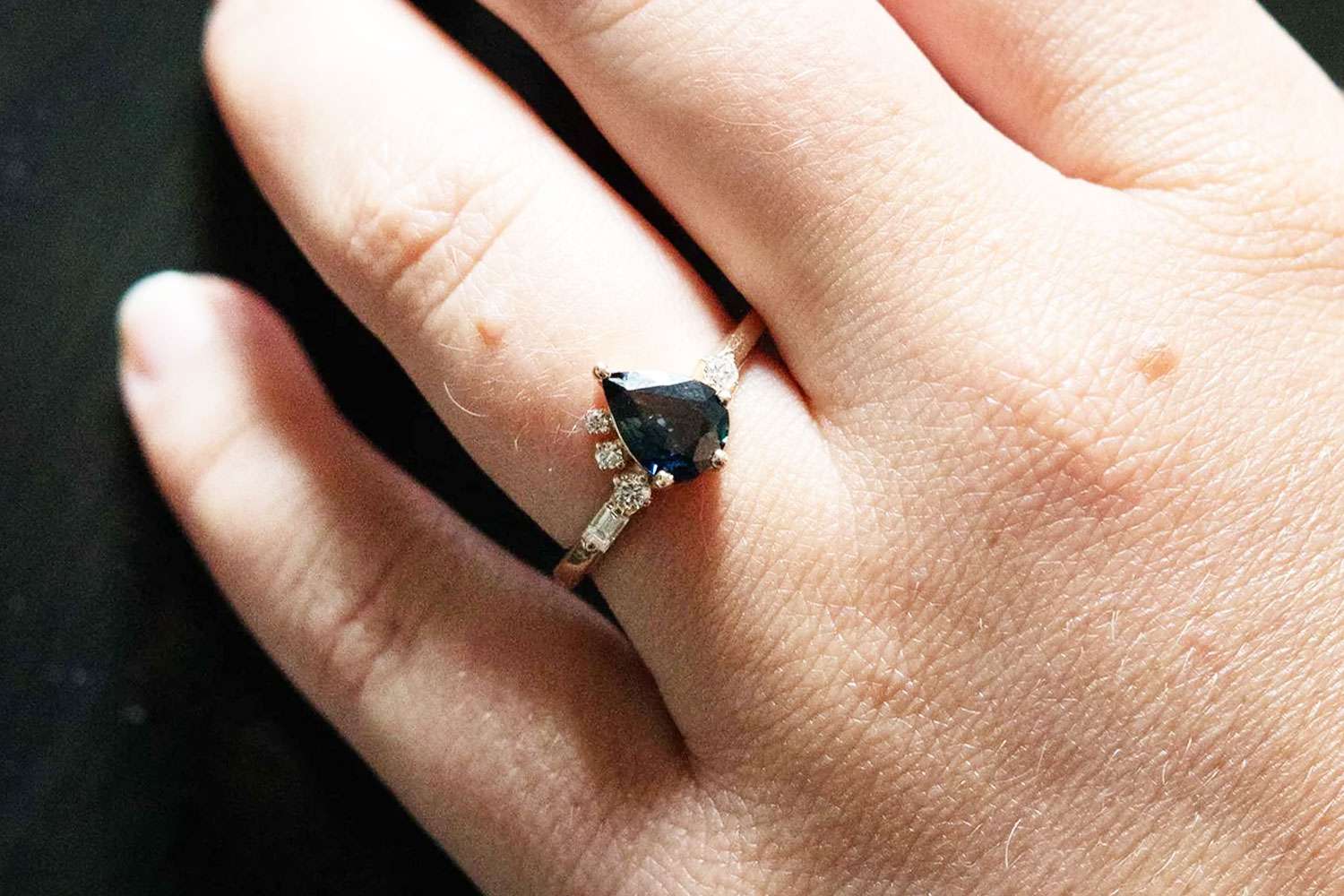 Sapphire engagement rings