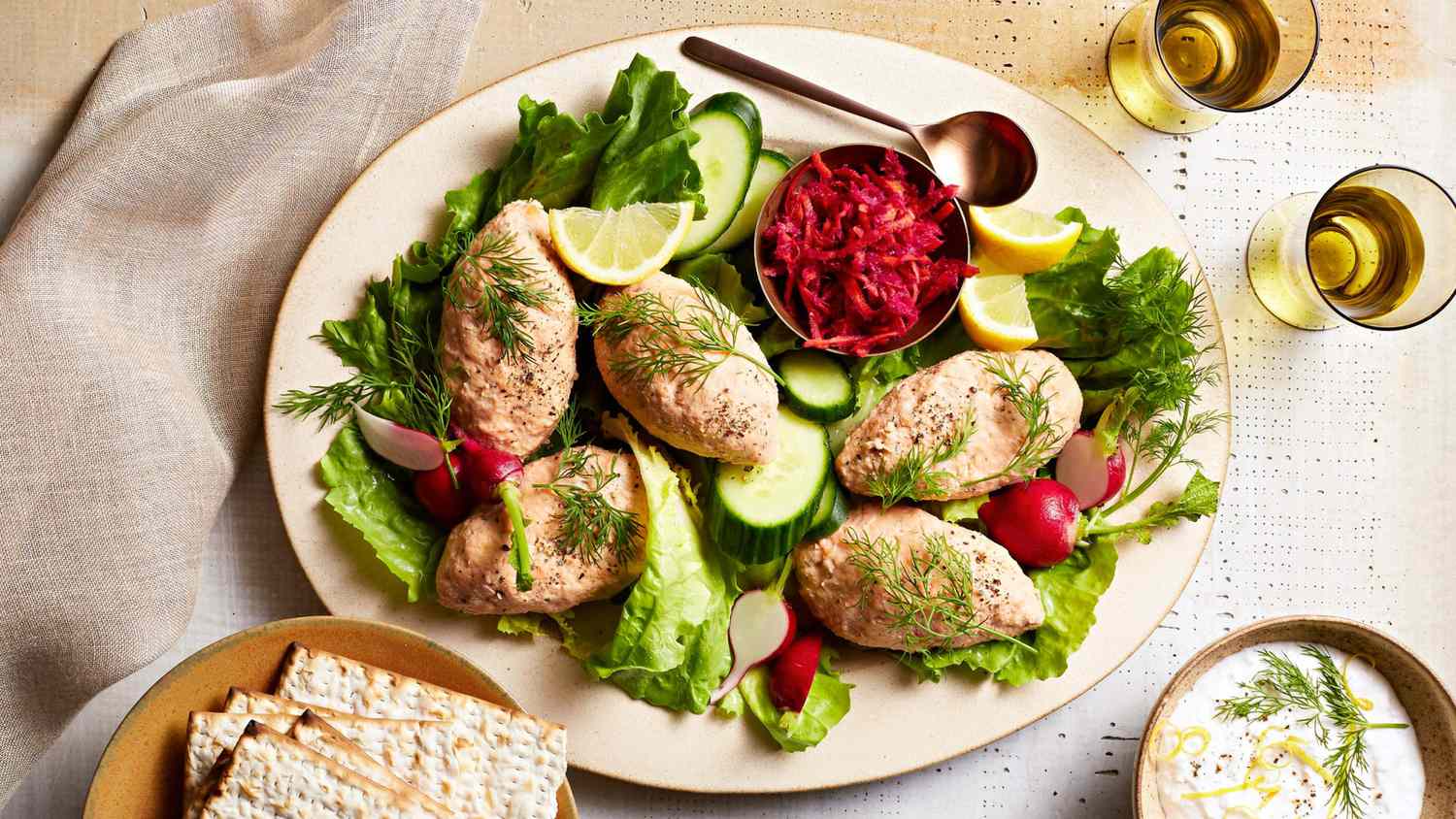 salmon and cod gefilte fish