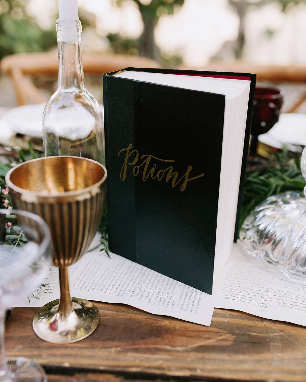 wedding book table number