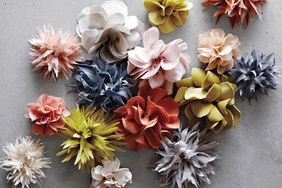 Flowers made from fabric