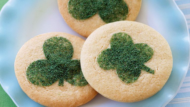Sugar Cookies with Clovers