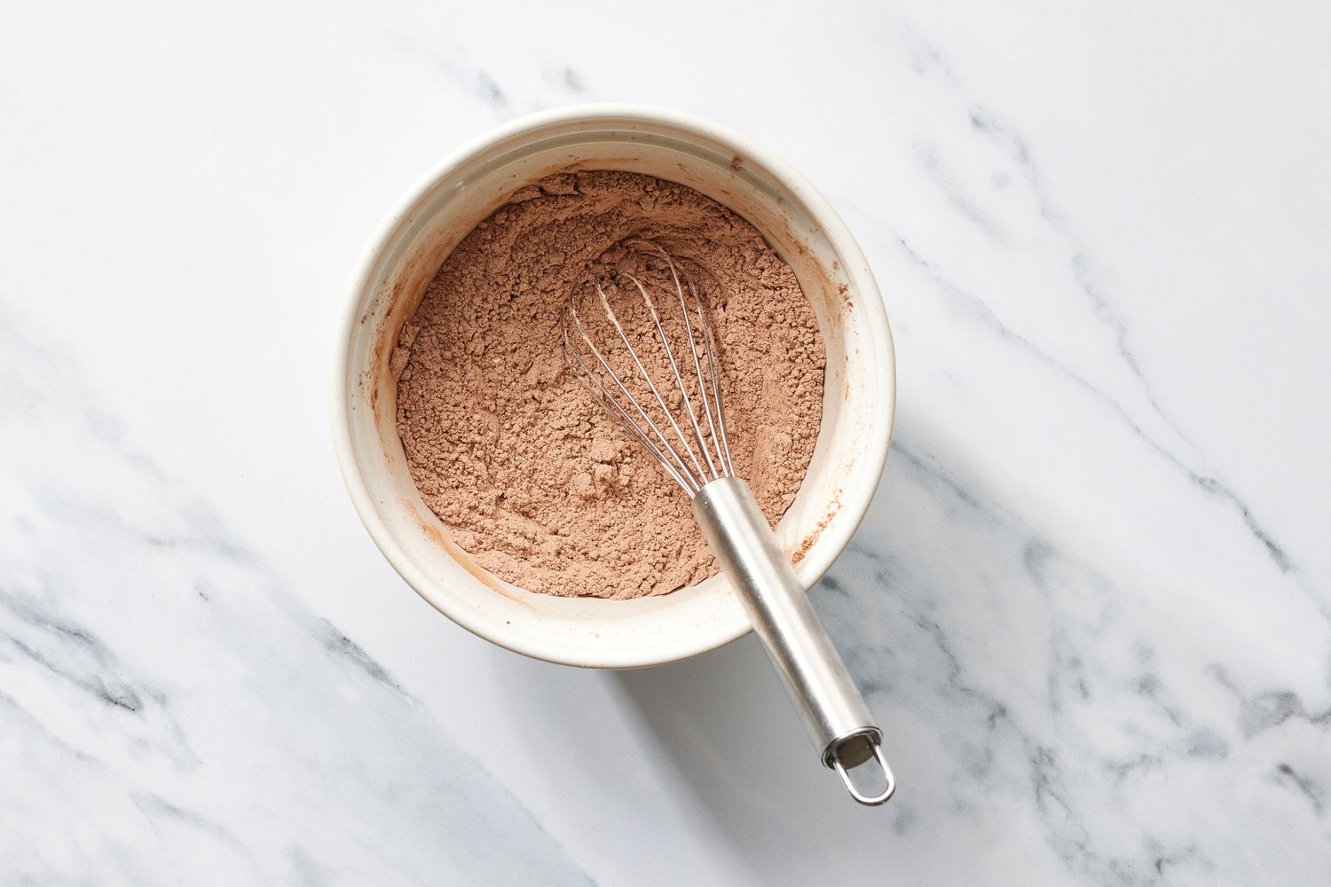Chocolate Angel Food Cake with Double-Chocolate Frosting Dry Ingredients