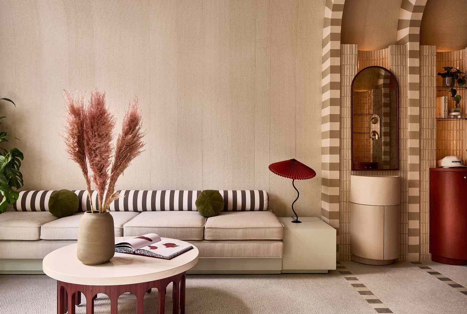 Hotel Style Lounge and Vanity Area
