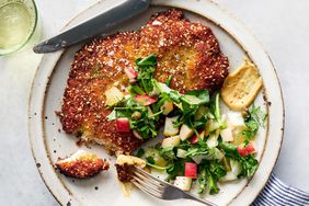 Chicken Schnitzel with Dill and Sesame