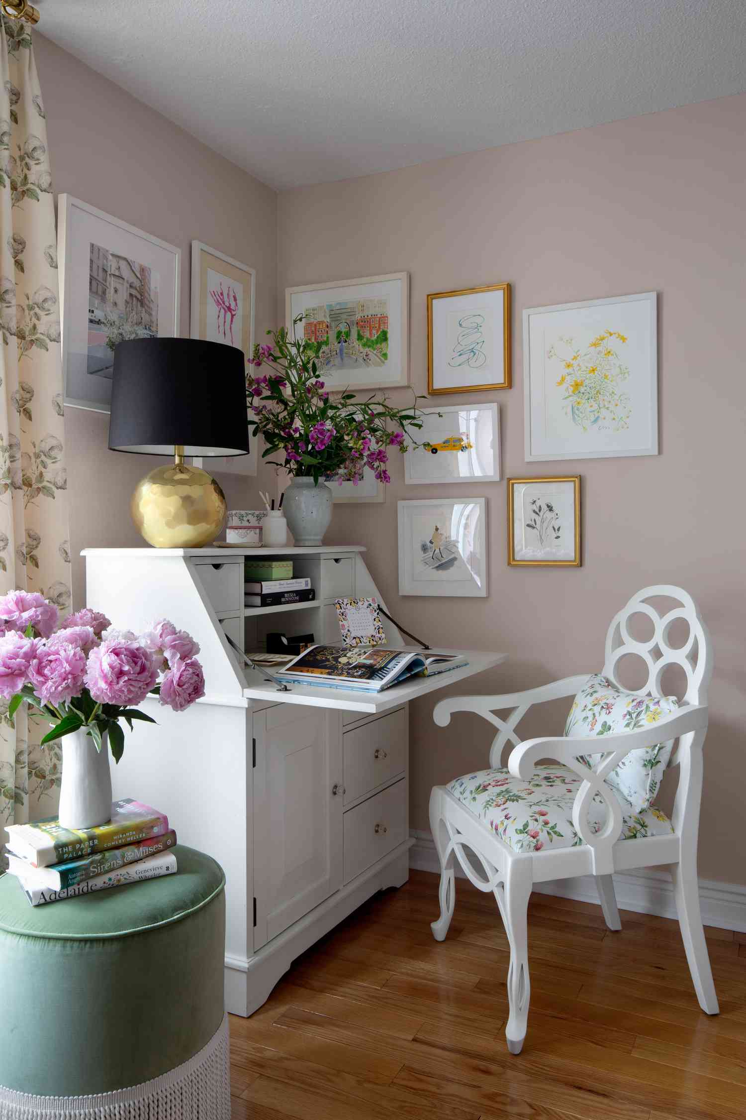 english country office bedroom 