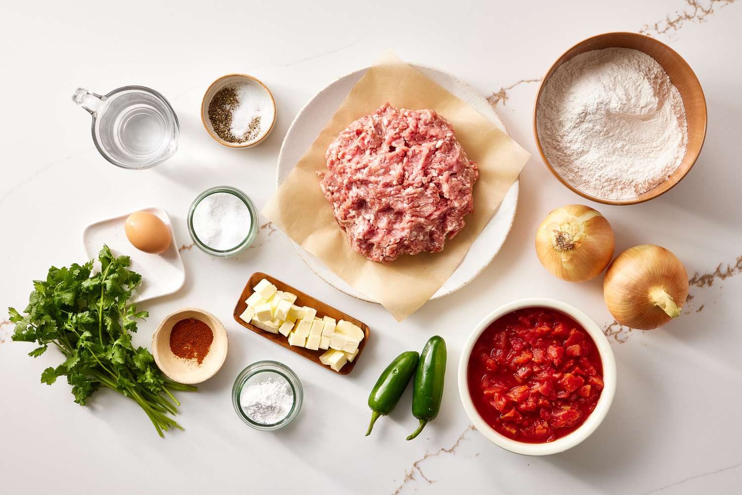 Empanada ingredients