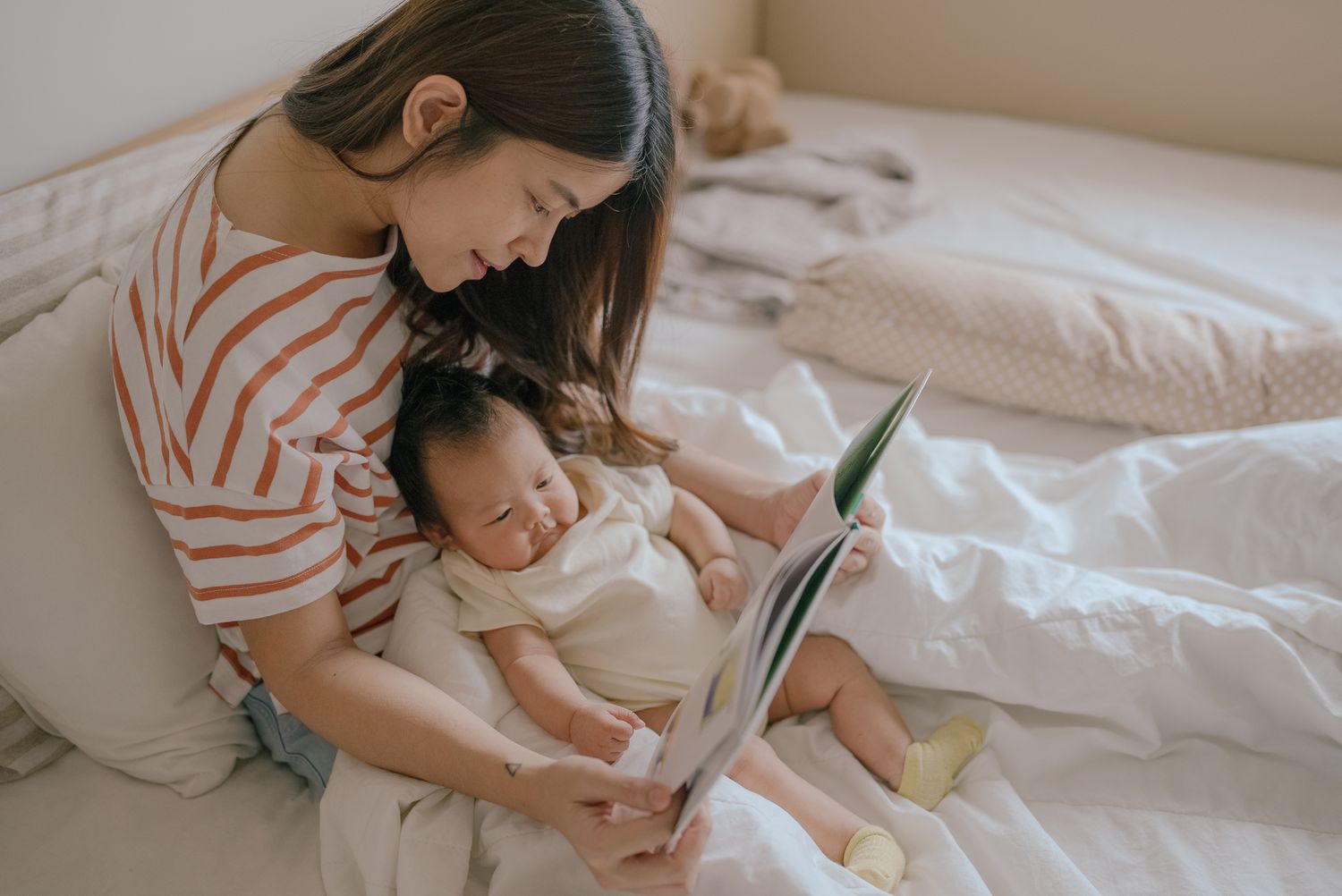 reading to baby