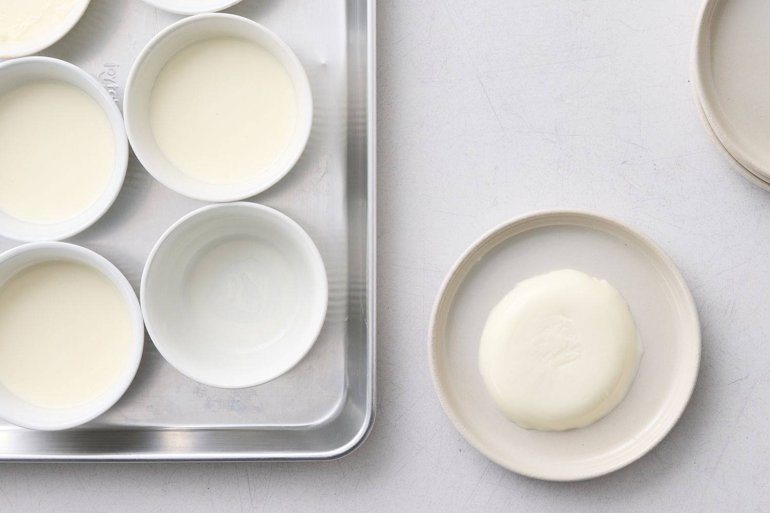 Panna Cotta With Vanilla Syrup