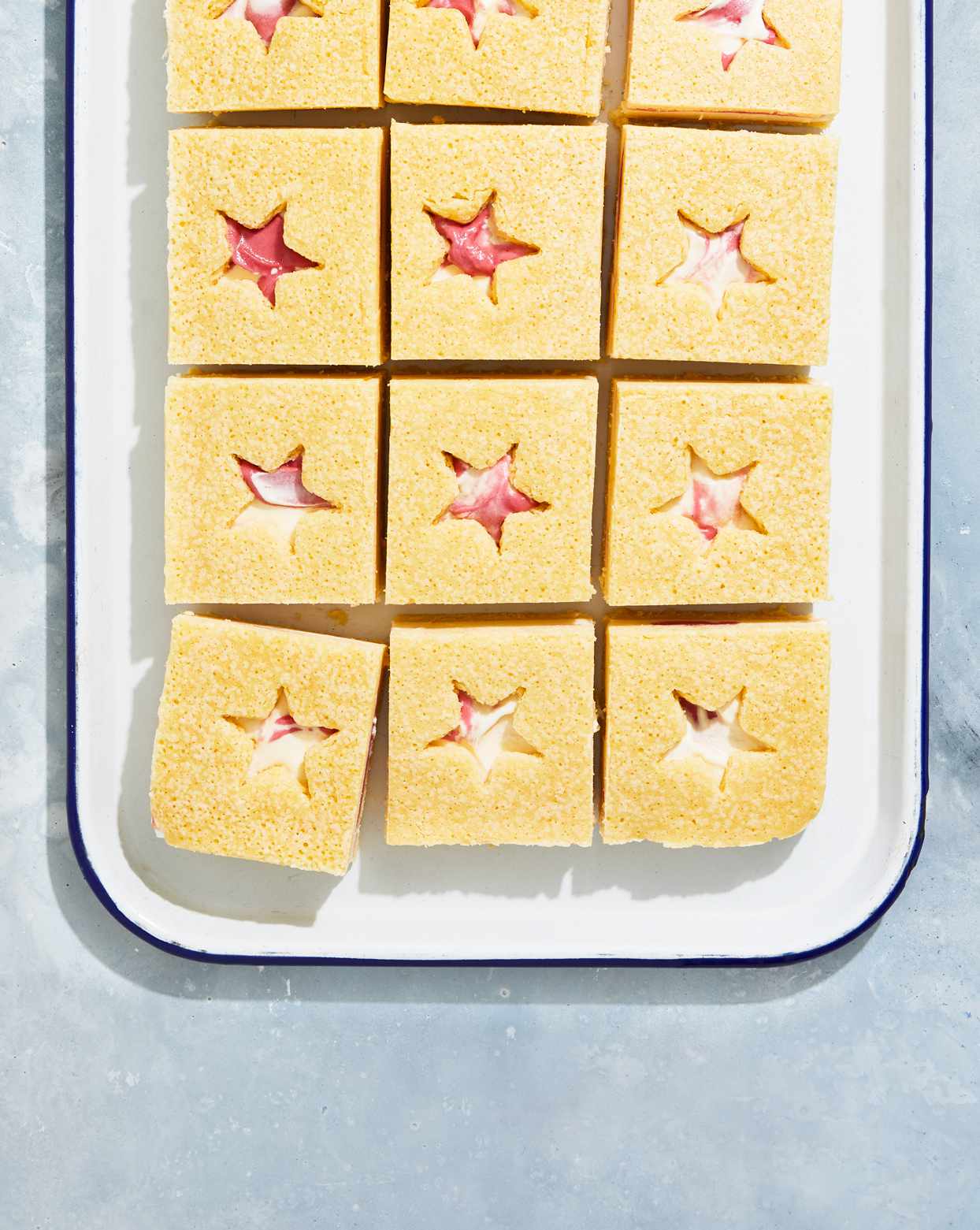 Star-Spangled Ice Cream Sandwiches