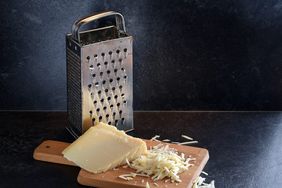 box cheese grater with cheese block