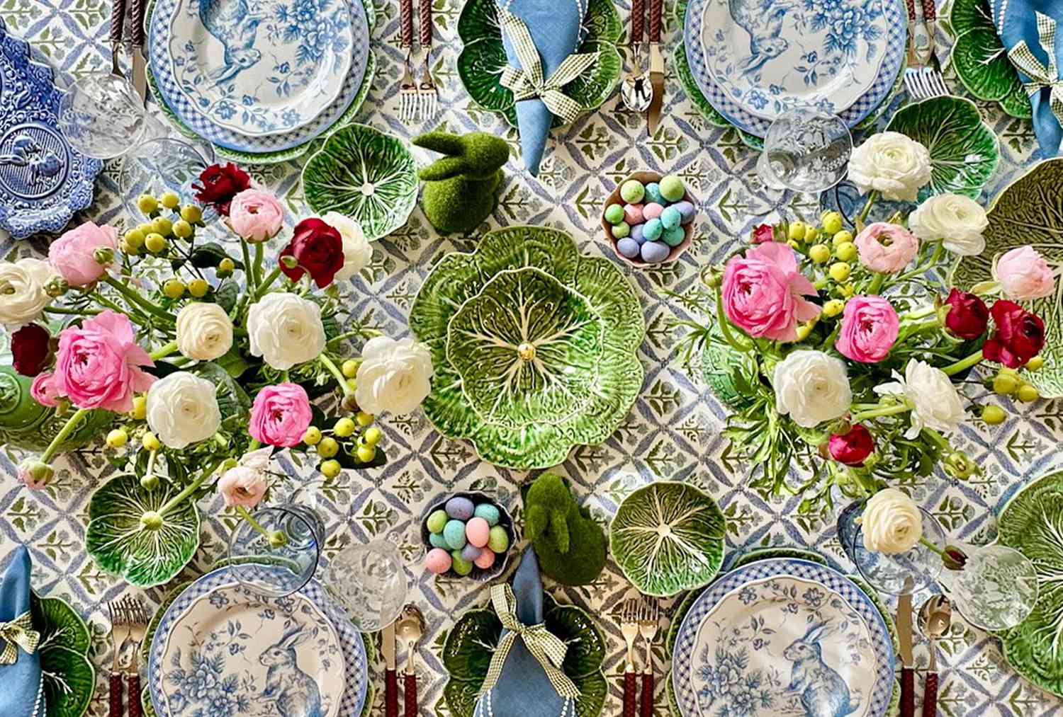 Cabbage table decor