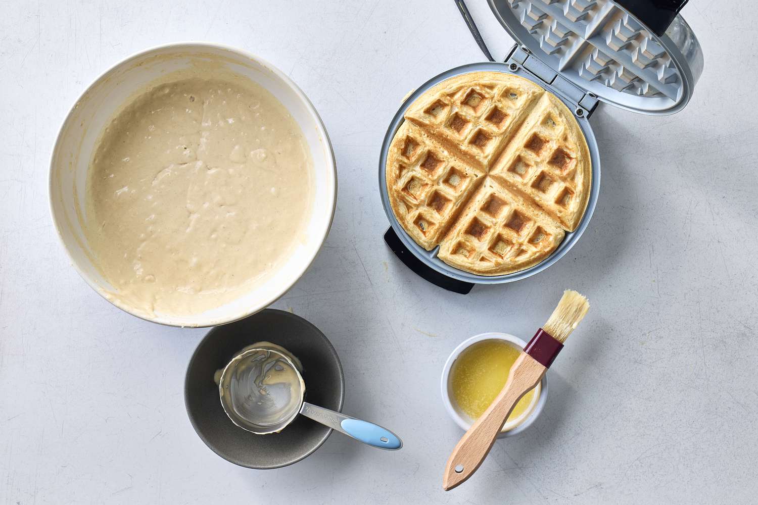 Peanut butter waffles 