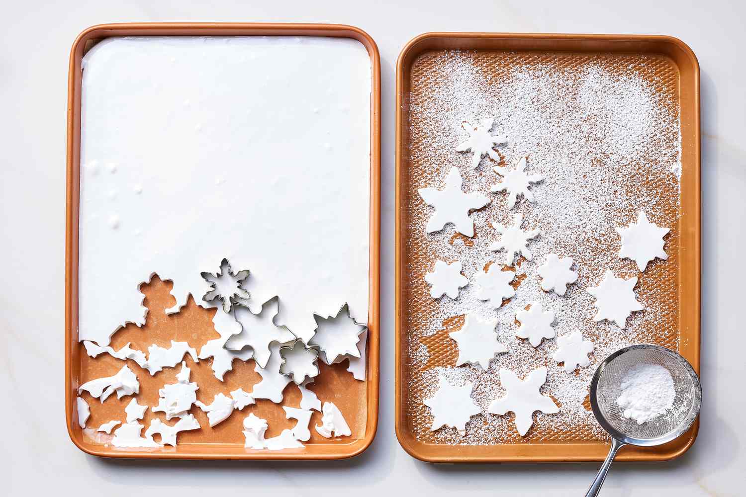 Marshmallow Snowflakes