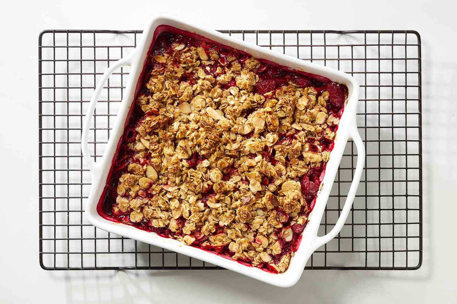 Raspberry-Almond Crisp