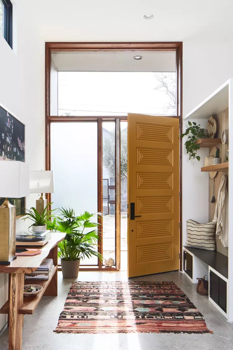 small mudroom entryway idea