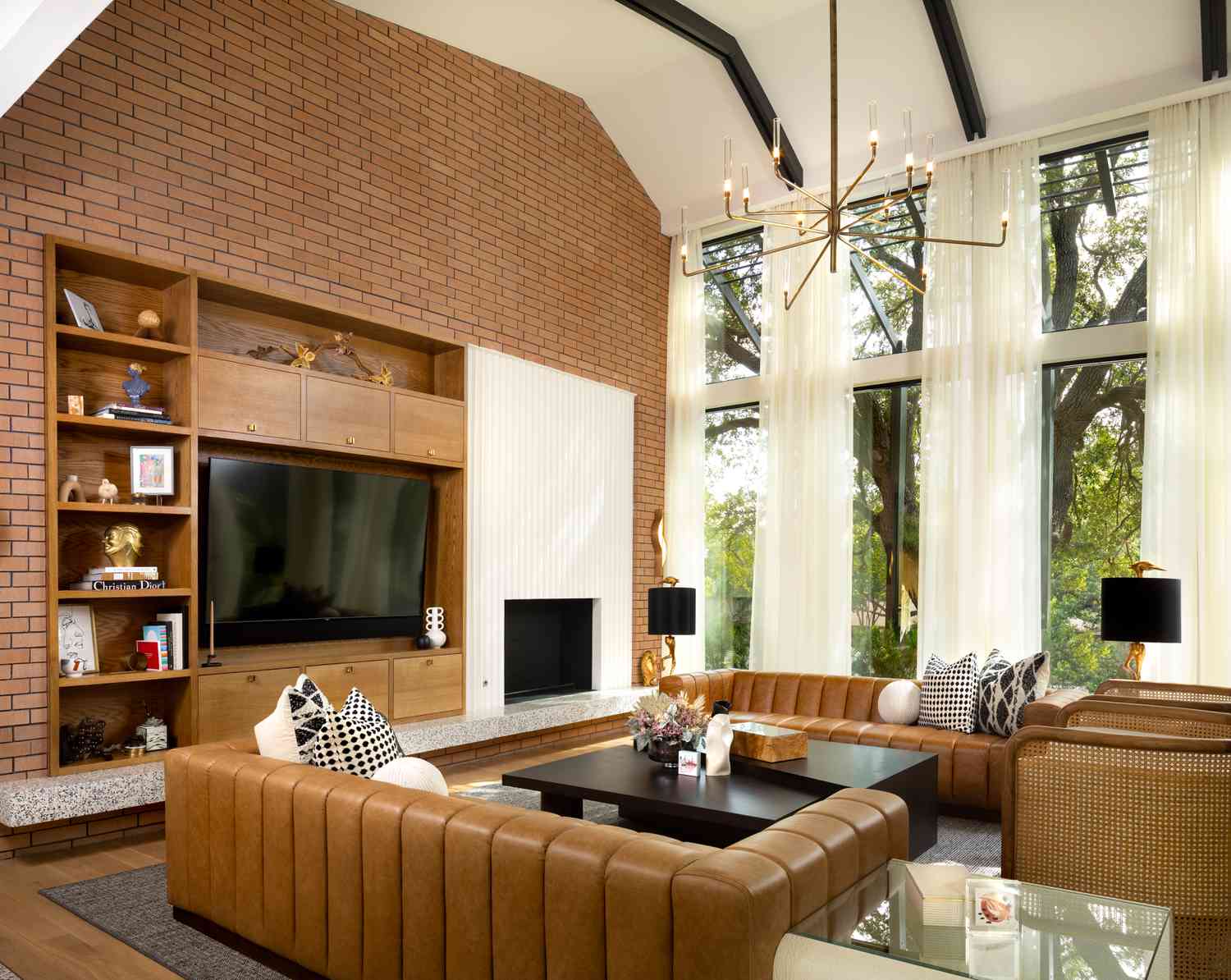 TV Wall Idea built into bookshelf