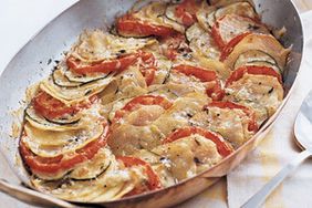 Potato, Zucchini, and Tomato Gratin