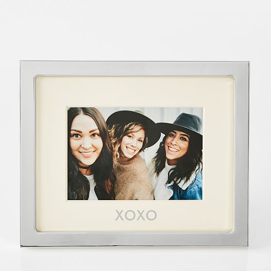 be my bridesmaid silver xoxo picture frame