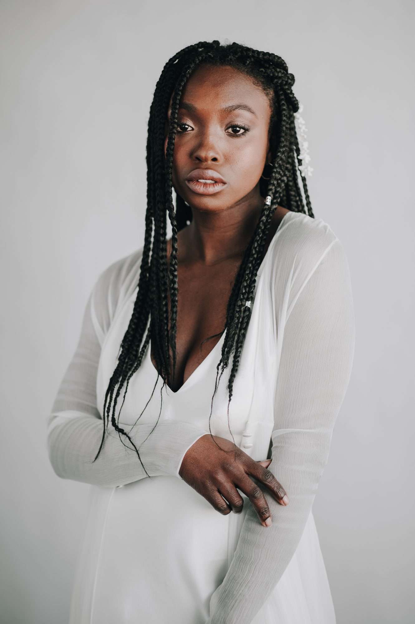 long wedding hairstyle