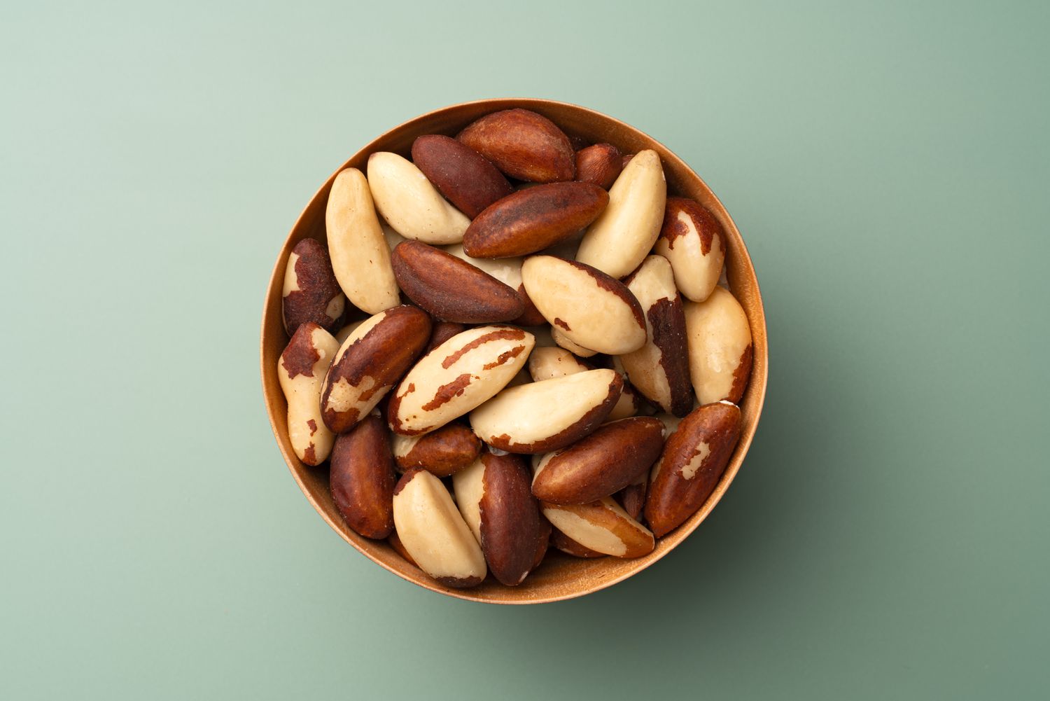 brazil nuts in a small bowl