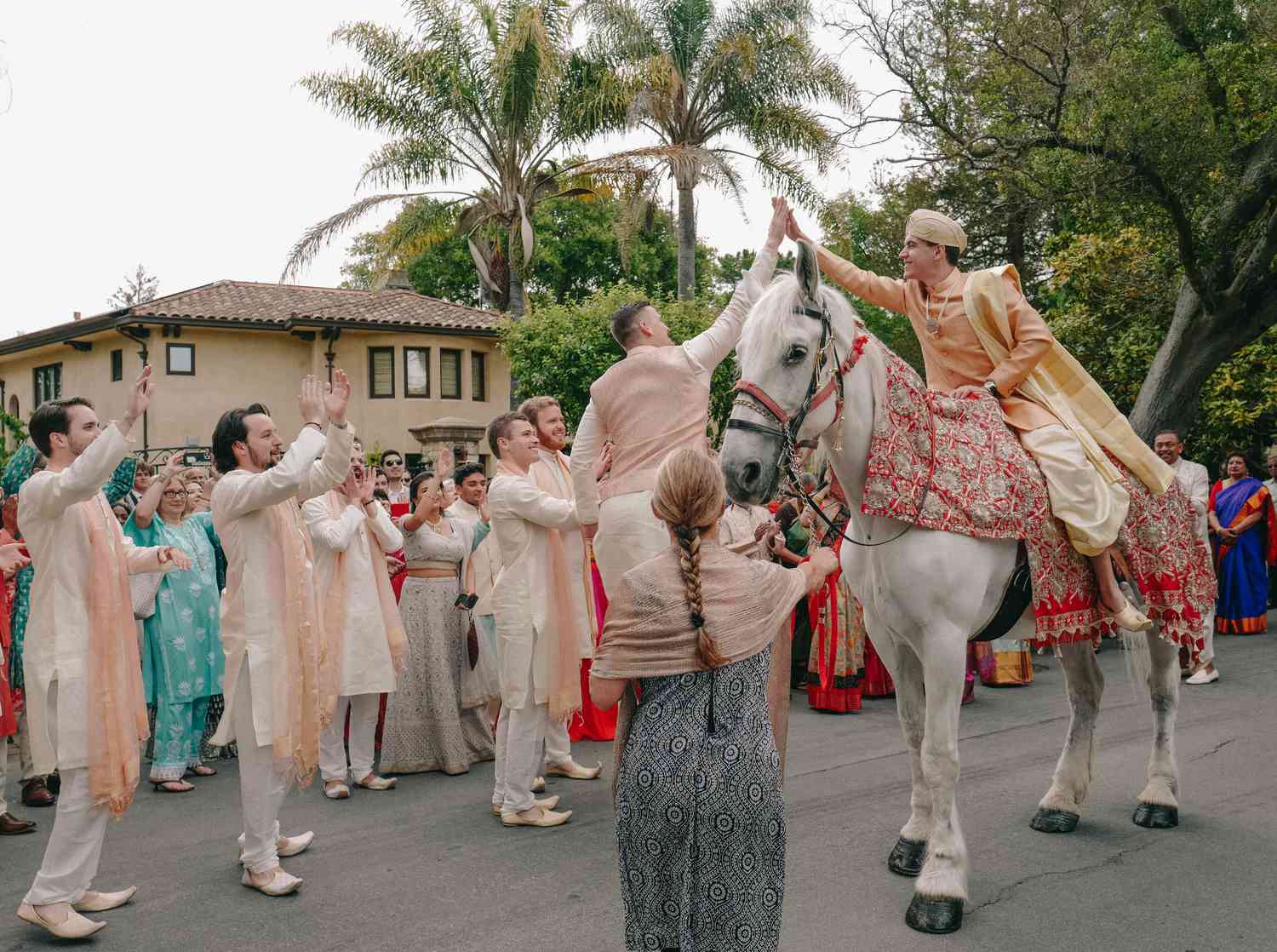 sahana and jack baraat