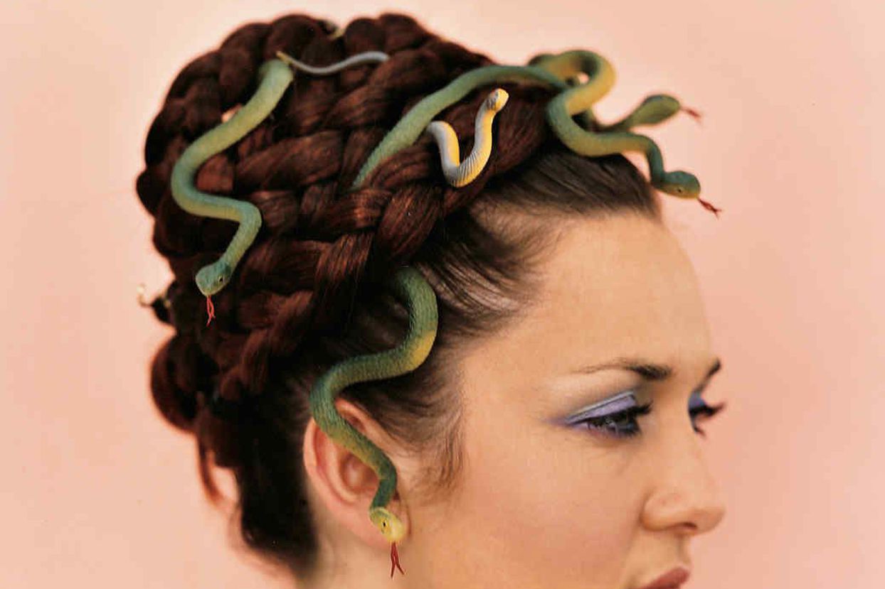 Add Snakes to Medusa Up-do