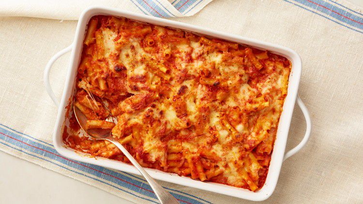 creamy baked ziti