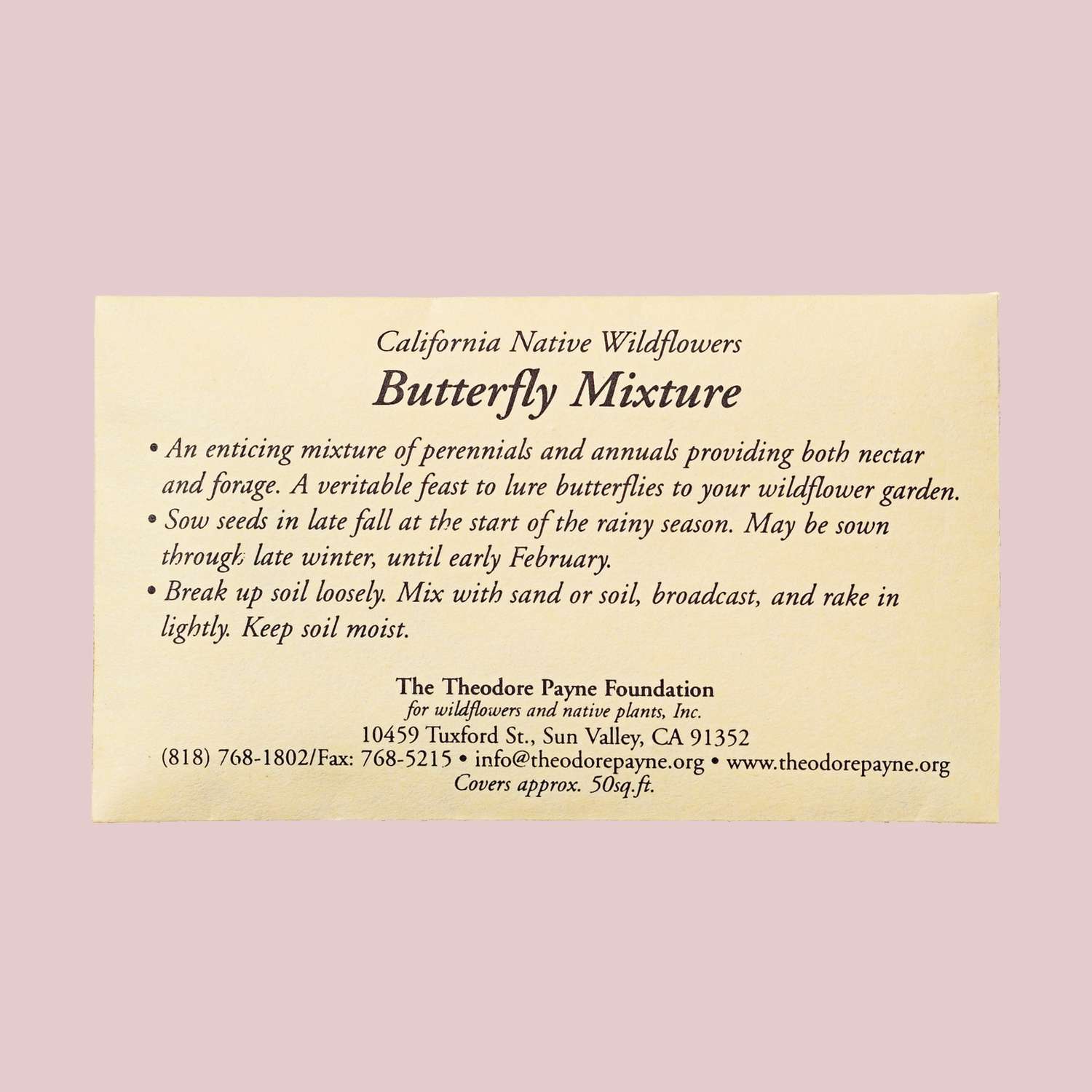 Theodore Payne Seeds