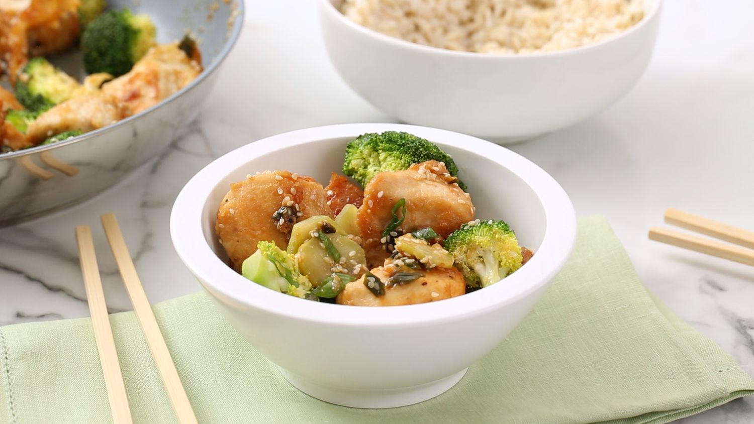 Lighter Sesame Chicken Video EH