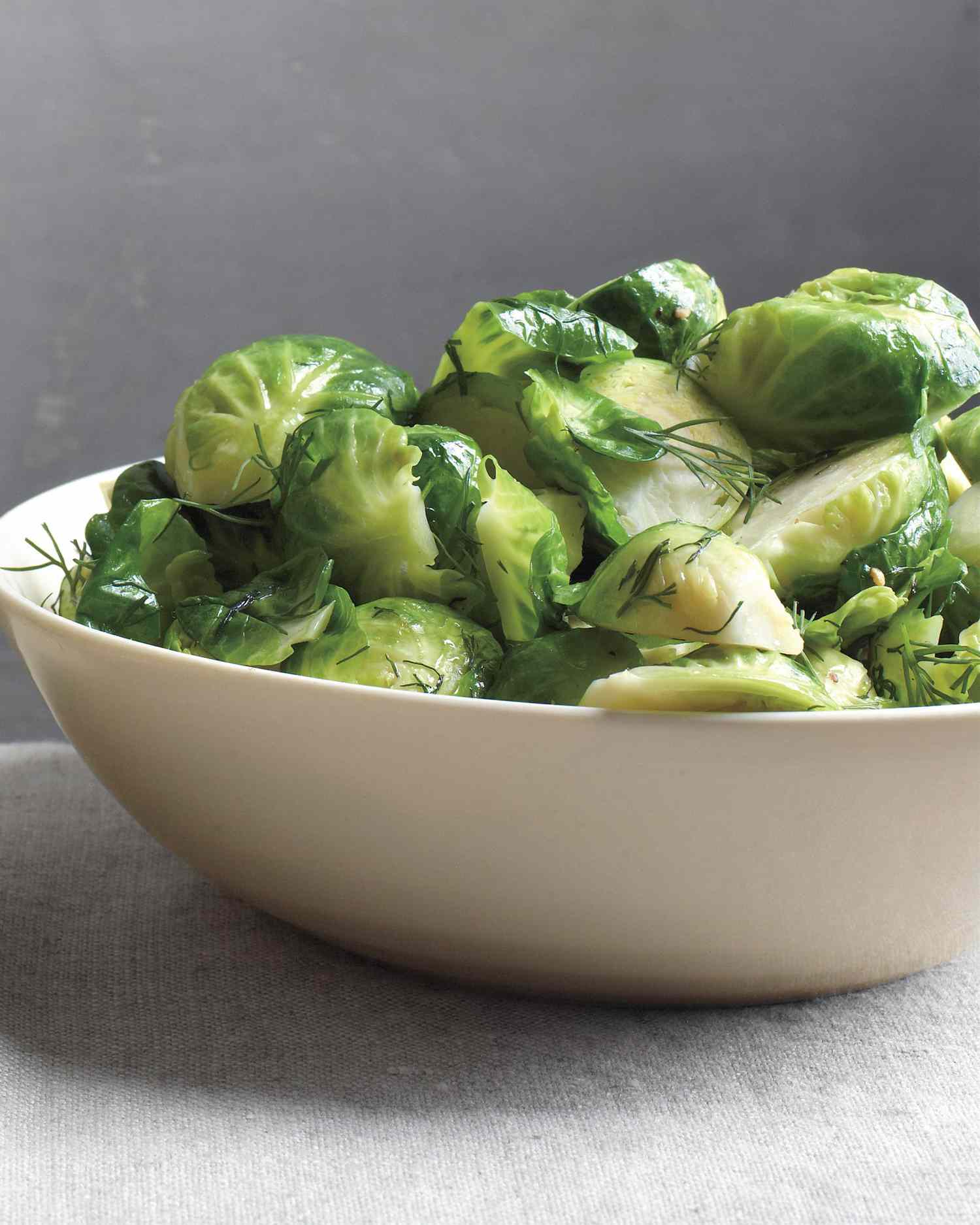 Brussels Sprouts with Dill Butter