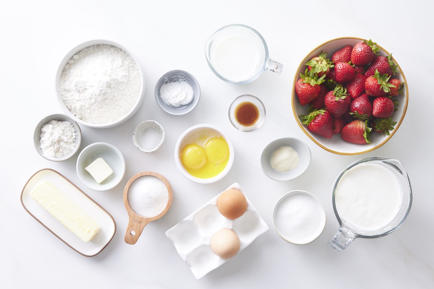 Strawberry Cream Cake Ingredients
