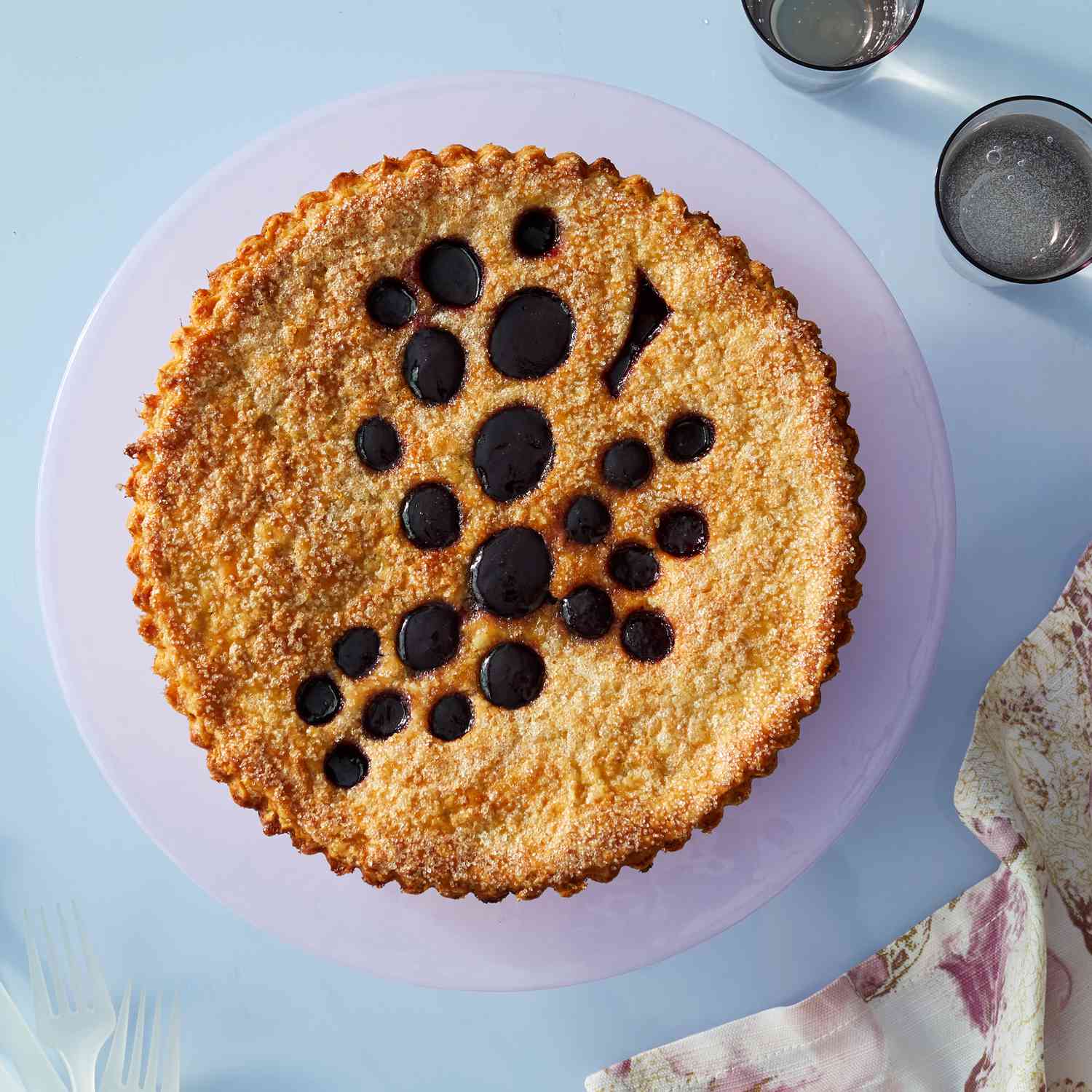 grape jam tart martha bakes