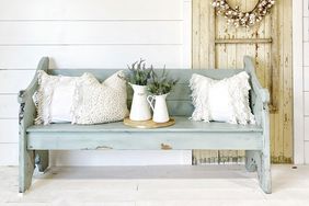 Blue bench 